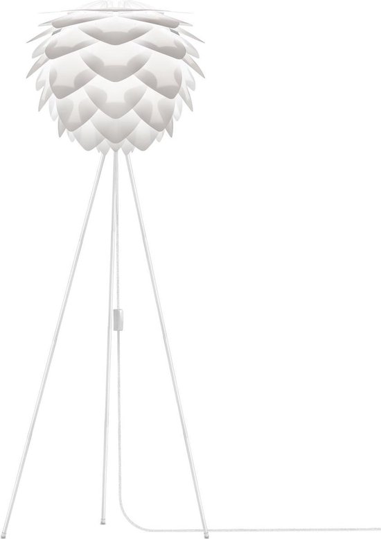 Lampadaire Umage Silvia / Ø 45 cm - Wit - Incl. pied blanc