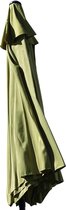 Parasol - 270 cm - slinger- en knik-mechanisme - Lime groen