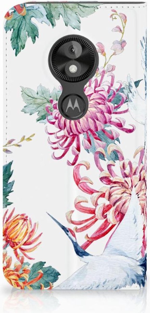 Motorola Moto E5 Play Hoesje maken Bird Flowers