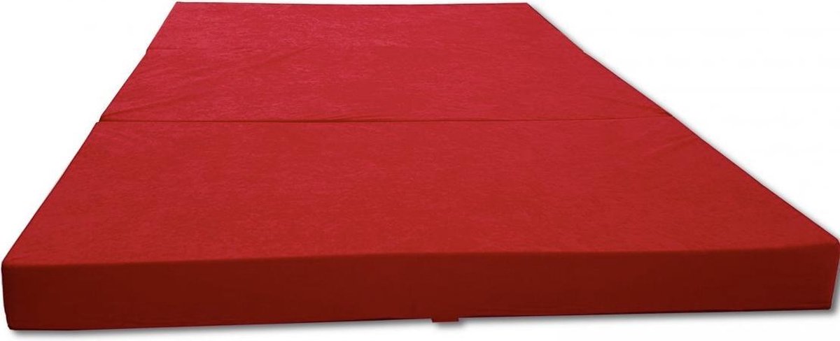 Viking Choice Logeermatras - camping matras - reismatras - opvouwbaar matras - 80 x 200 x 10 - rood