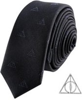Deluxe Harry Potter™ Deathly Hallows stropdas replica met badge - Verkleedattribuut