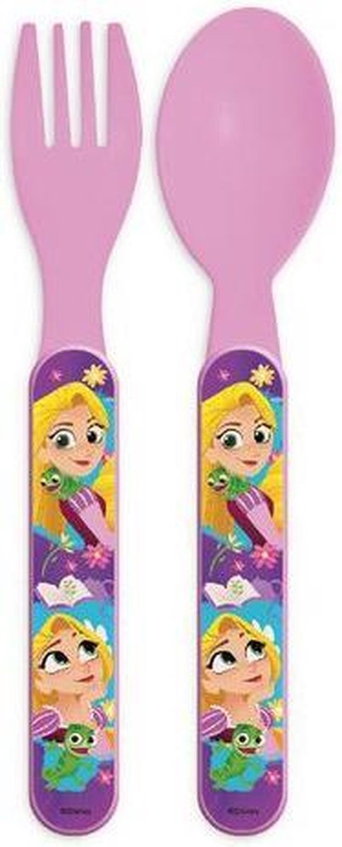 Bestek set Disney Princess Tangled Rapunzel (plastic)