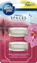Ambi Pur Small Spaces Thai Orchidee Navulling - 2 x 5,5 ml - Luchtverfrisser