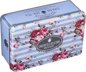 New English Teas Floral Vintage Tin Teabag Selection 100 Teabags mix English Afternoon - Earl Grey - English Breakfast (TT32)