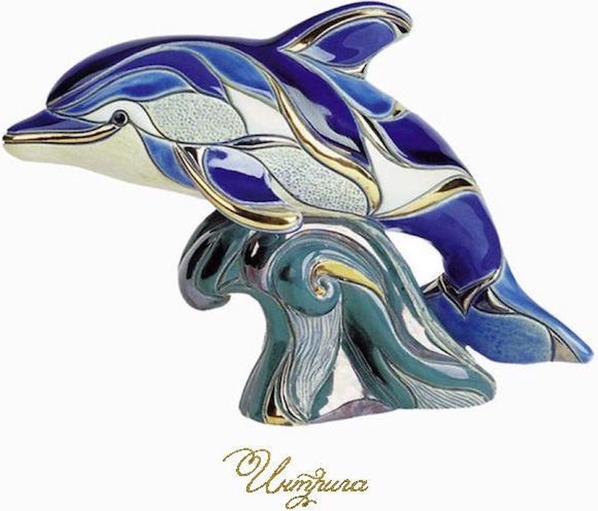 geschenk Vochtig Bezit Keramiek Dolfijn beeld van De Rosa Rinconada | bol.com