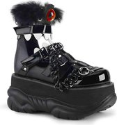 NEPTUNE-150 (EU 42,5 = US 10) 3 PF Ankle Bootie Sandal w/ Hook N' Loop Straps, Back Zip