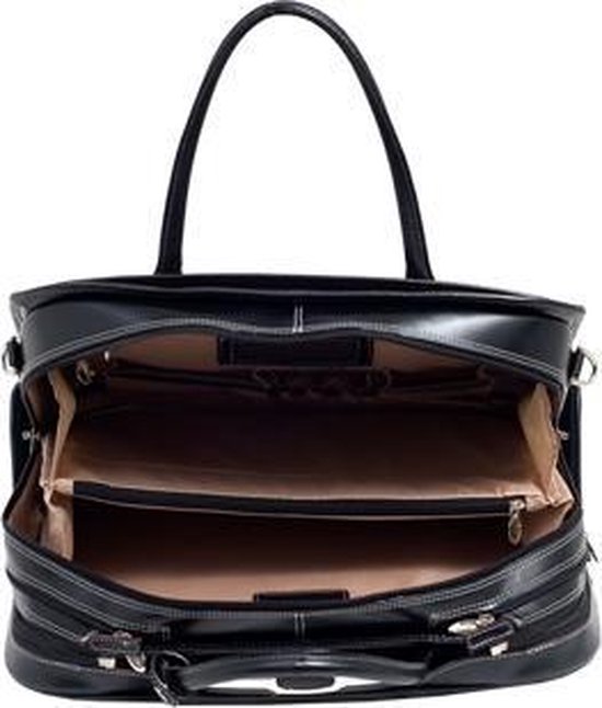 McKlein Laptop Trolley  - Zwart - 17'' - Willowbrook