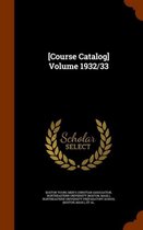 [Course Catalog] Volume 1932/33