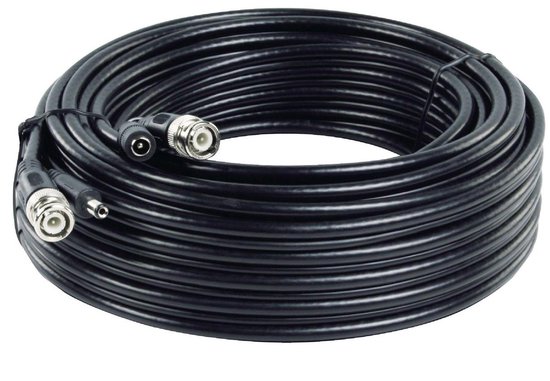Konig BNC kabel met DC voeding voor beveiligings camera's - 30 meter van Konig — afbeelding 3