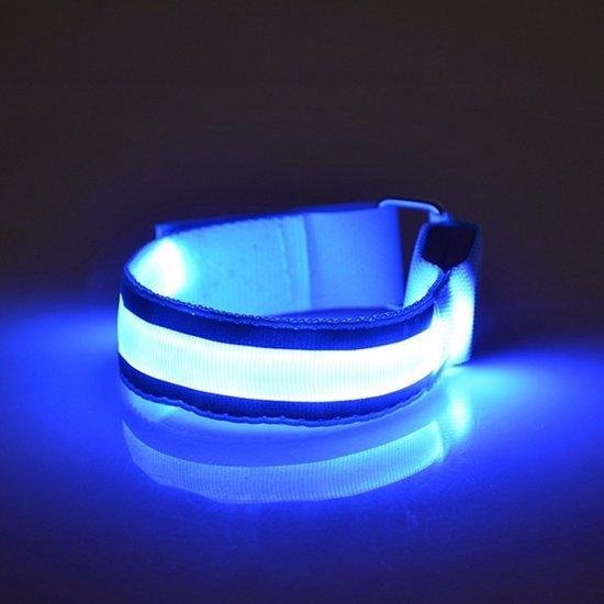 Armband Verlichting voor Hardlopen of op de Fiets / Reflecterende Band met LED Lampjes... bol
