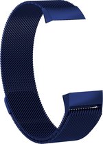 Gymston® Milanees bandje - Fitbit Charge 3 - Blauw - Small