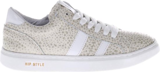 HIP Meisjes Sneakers Giraffe H1750 - Wit - Maat 31 | Bestel nu!