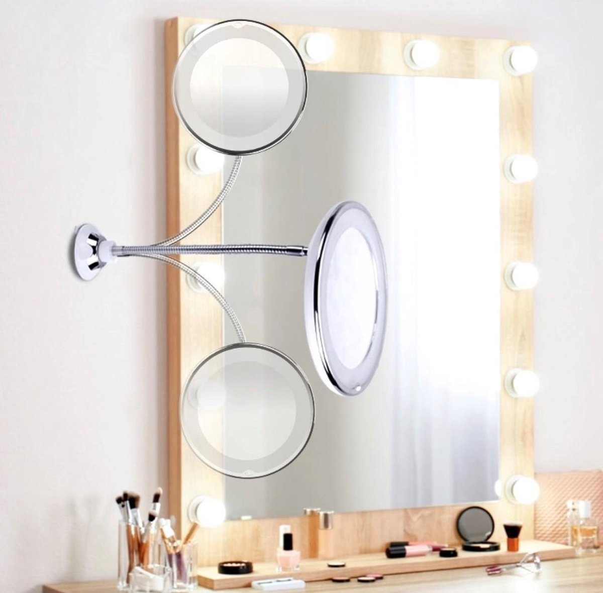 Flexibele Spiegel Met LED verlichting - Make-upspiegel - Scheerspiegel - Merkloos
