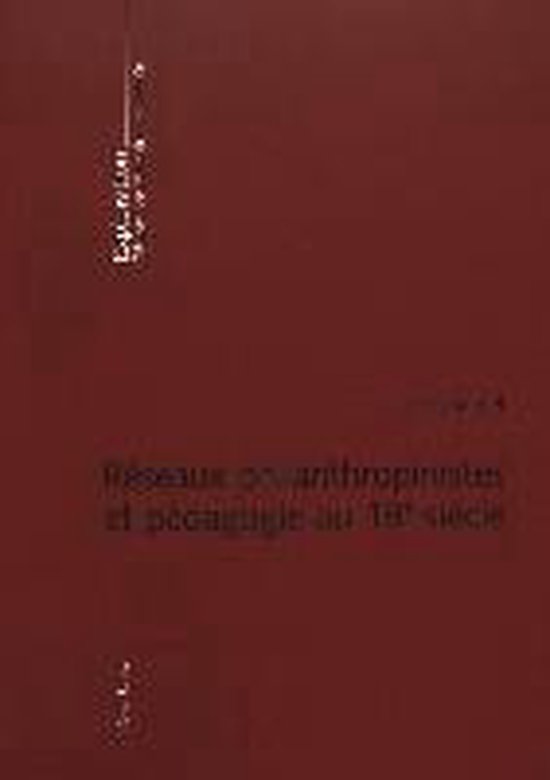 Réseaux philanthropinistes et pédagogie au 18e siècle - cover