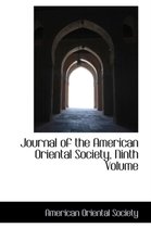 Journal of the American Oriental Society, Ninth Volume