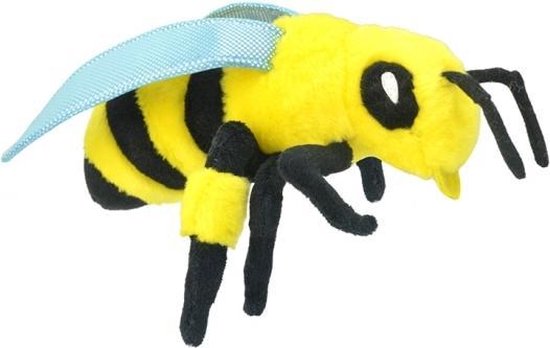 Pluche bijen knuffel  25 cm - knuffeldier / knuffels