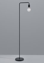Bol.com TRIO DIALLO - Vloerlamp - Zwart mat - excl. 1x E27 - IP20 aanbieding