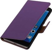 Bookstyle Wallet Case Hoesje Geschikt voor Huawei Honor 7 Paars