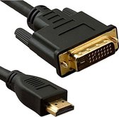 HDMI 1.4 naar DVI-D (Dual link) kabel - 3 meter - Zwart