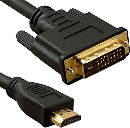 HDMI naar DVI  Kabel / Adapter / Converter / Omvormer - 2 Meter - Dutch kable