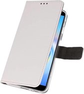 Bestcases Étui pour téléphone avec porte-cartes Samsung Galaxy J6 Plus (2018) - Wit