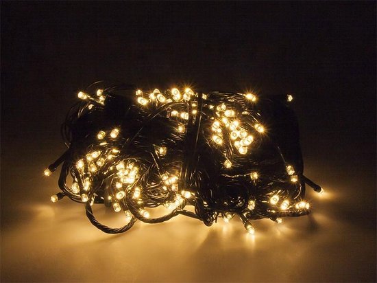 Ulinek Lichtsnoer, 100 m, 1000 leds, kerstverlichting, werkt op stroom, kerstverlichting, buiten, warm wit, led-lichtketting voor buiten, waterdicht, met 8 modi, voor kerstboom, huis, balkon, tuin