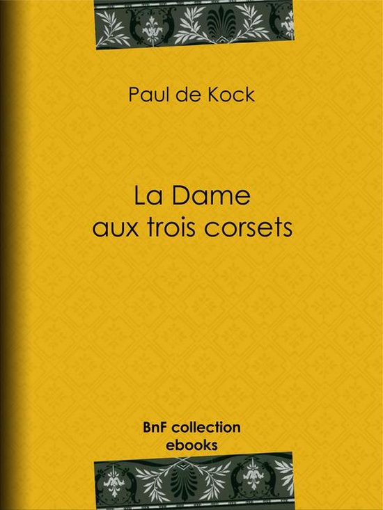 La Dame aux trois corsets - cover