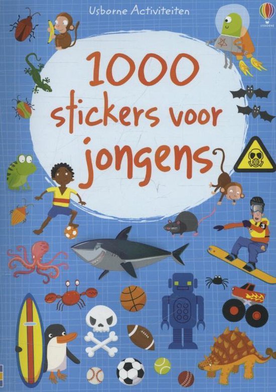 Cover van het boek '1000 STICKERS VOOR JONGENS'