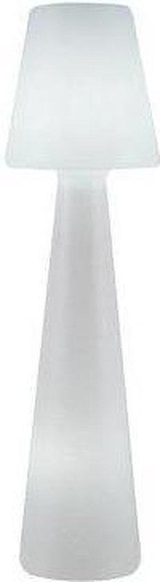 Fauteuil provincie effectief NewGarden Lola 110 cm buitenverlichting staande lamp wit kunststof | bol.com