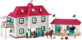 Schleich - Large Horse Stable With House And Stable (42416) /figures /multi