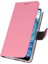 Bestcases Porte-cartes Etui pour téléphone Nokia 5.1 Plus - Rose