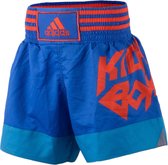 adidas Kickboxing Boksbroek - Maat L  - Unisex - blauw/rood