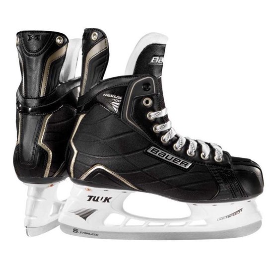 Bauer Nexus 400 Ijschockeyschaats - Schaatsen - Heren - Maat 47.5 -  Zwart/Grijs/Rood | bol.com