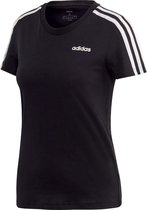 adidas Essentials 3-Stripes Slim Fit Dames Sportshirt - Maat XS