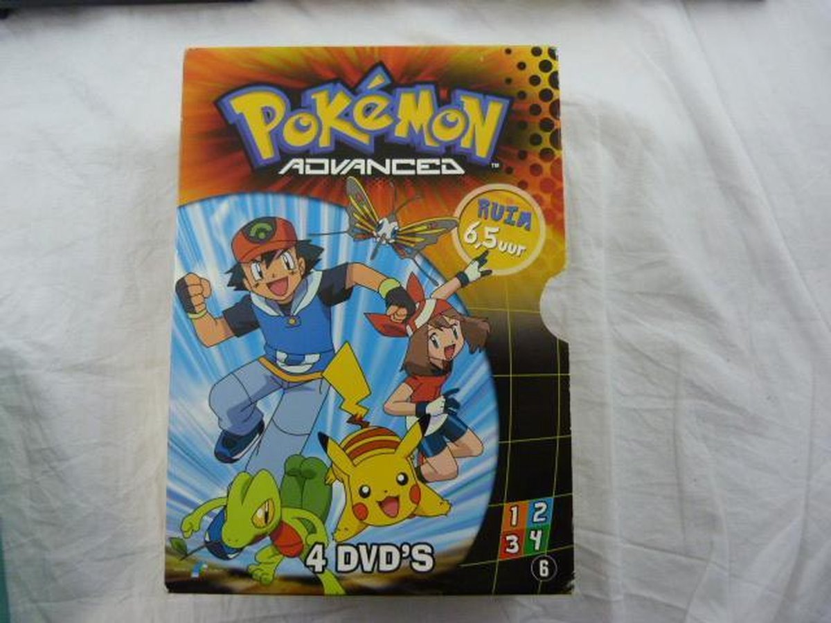 Pokemon Advanced DVD box deel 1 t&m 4 (Dvd) Dvd's