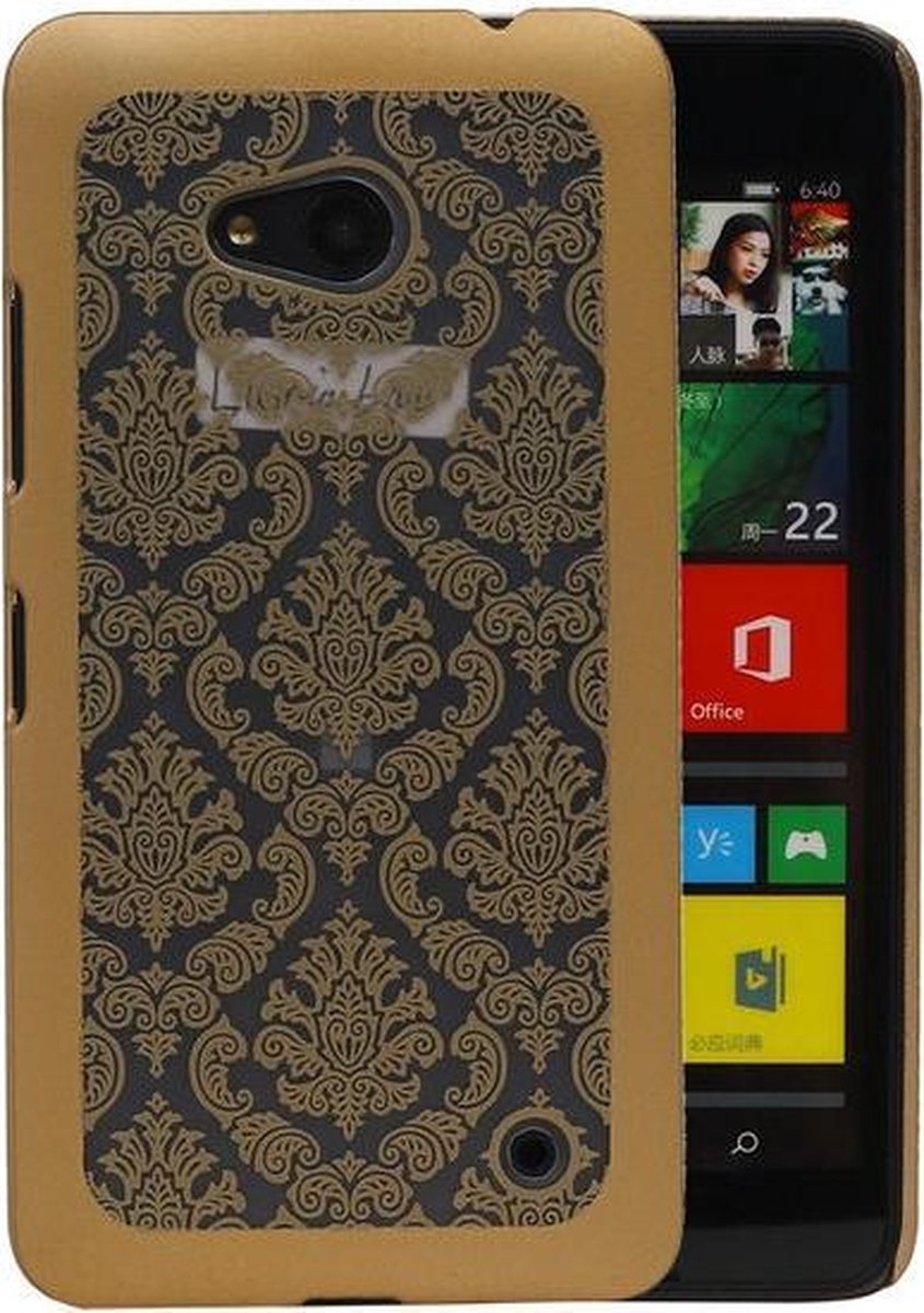 Microsoft Lumia 640 - Brocant Hardcase Hoesje Goud