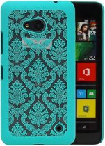 Microsoft Lumia 640 - Brocant Hardcase Hoesje Turquoise