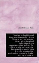 Studies in English and American Literature