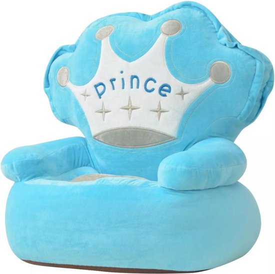 Kinderstoel Prins Blauw / Kinderstoeltje Prins / Kinder stoel Fauteuil Prins