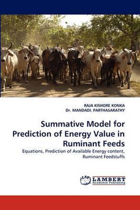 Summative Model for Prediction of Energy Value in Ruminant F ... - cover