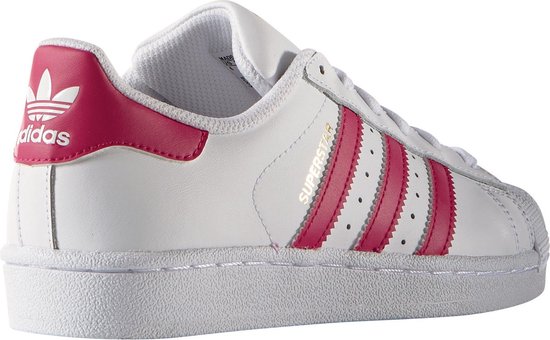 adidas superstar wit en roze adidas superstar wit en roze