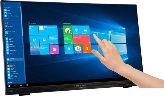 Hannspree HT225HPB - Full HD Monitor met touch screen | bol