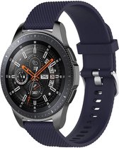 Siliconen Horloge Band Voor Huawei Watch GT - Armband / Polsband / Strap / Sportband - Donker Blauw