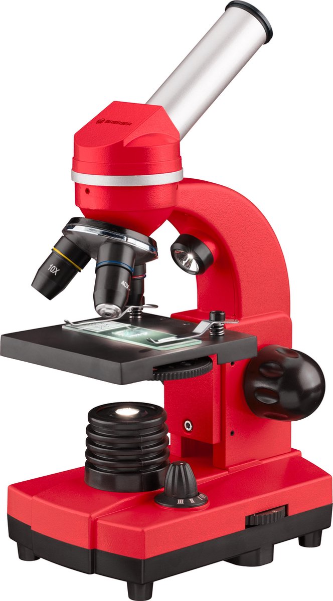 Bresser Junior Biolux SEL Studenten Microscoop - Rood