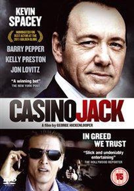 Casino Jack DVD met Kevin Spacey in de hoofdrol. "In Greed We Trust"