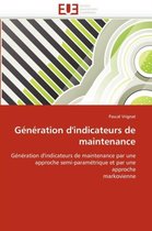 Génération d'indicateurs de maintenance