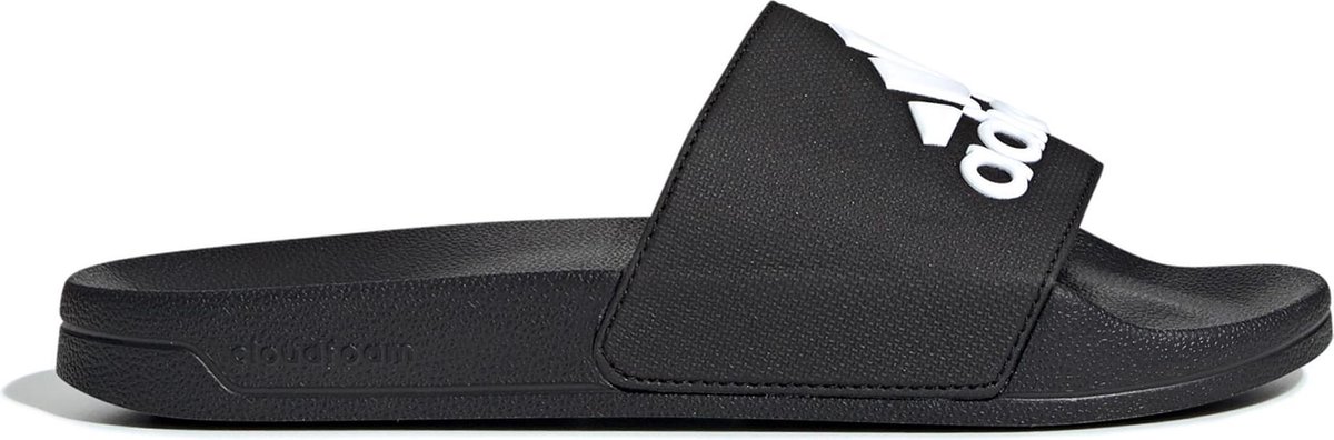 adidas Slippers - Maat 39 - Unisex - zwart/wit - adidas