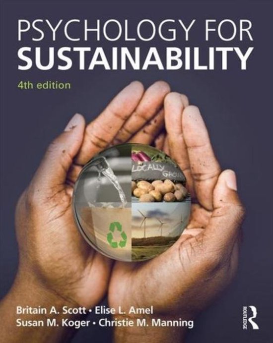 Psychology for Sustainability - cover