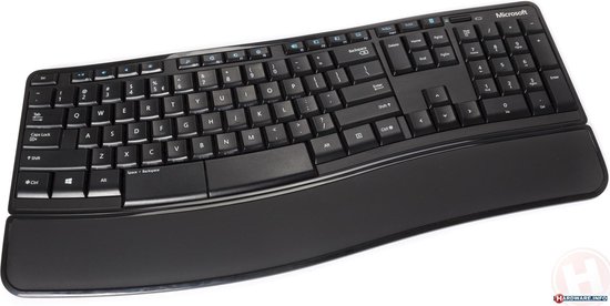 Visa dichtheid Ontvangst Microsoft Sculpt Comfort Desktop RF Draadloos QWERTY Engels Zwart  toetsenbord | bol.com