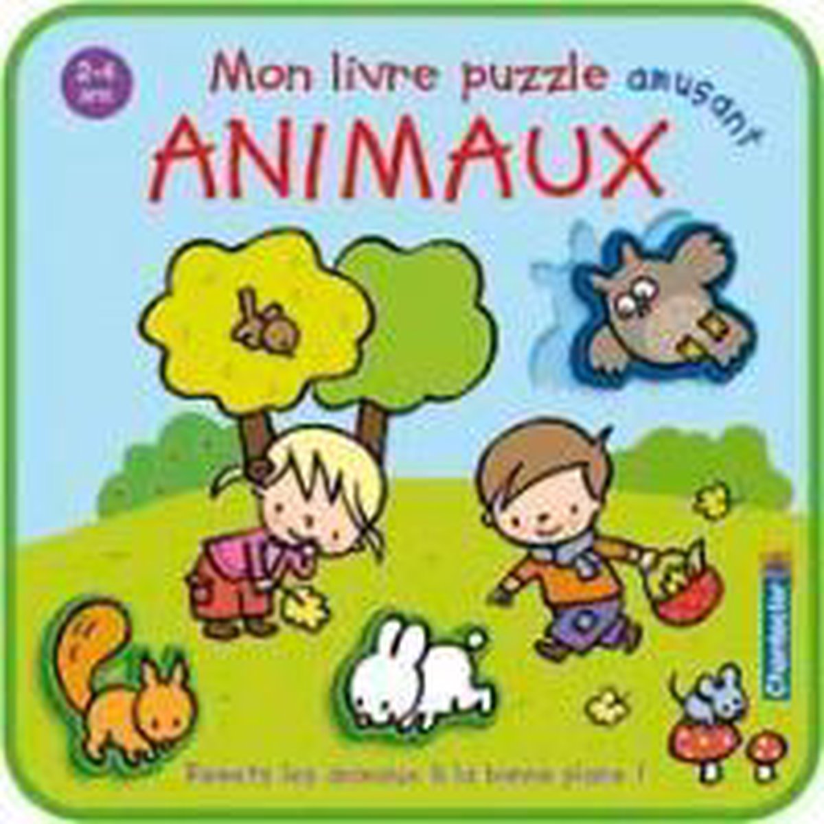 Mon livre puzzle amusant animaux (2-4 a.) | 9782803452385 | Boeken | bol.com